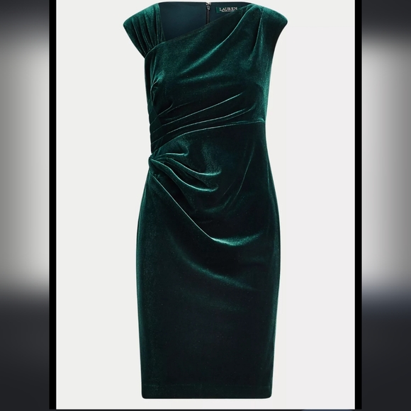 RALPH LAUREN VELVET DRESS 👗 - Picture 1 of 6